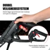 1200w elektrische helmstok en cultiver kleine cultiver met opvouwbare handgreep 10 ampère 4 bladen 22 cm werkdiepte 35 cm teeltbreedte 4