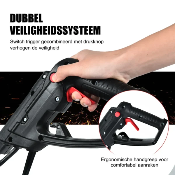 1200w elektrische helmstok en cultiver kleine cultiver met opvouwbare handgreep 10 ampère 4 bladen 22 cm werkdiepte 35 cm teeltbreedte 4