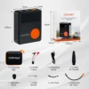 12v 2000a autobatterijstarter met 150 psi bandenopblazer met luchtcompressor 13000 mah voor benzinemotoren tot 8l dieselmotoren tot 5l 2
