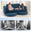 13 delige modulaire bank voor kinderen multifunctionele sectionele bank voor peuters converteerbare schuimrubberen bank voor kinderen donkerblauw 5