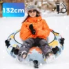132 cm sneeuwboei opblaasbare sneeuwslee in stevige oxford hoes stevige handgrepen voor kinderen/volwassenen 4