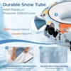 132 cm sneeuwboei opblaasbare sneeuwslee in stevige oxford hoes stevige handgrepen voor kinderen/volwassenen 7