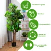 1,5 m kunstmatige vijgenboom decoratie kamerplant met bloempot 1