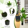 150 cm kunstmatige plant kunstmatige bananenboom nep tropische palmboom met 18 grote bladeren realistische groene potplant 6
