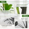 150 cm kunstmatige plant kunstmatige bananenboom nep tropische palmboom met 18 grote bladeren realistische groene potplant 7