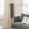 151 x 144 cm kamerverdeler inklapbaar 4 delige houten scheidingswand roosterwand om op te hangen inkijkbescherming binnen buiten 6