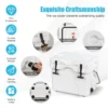 15l plastic verwarmingsdoos met handvat aftapplug en 2 bekerhouders draagbare koelbox ideaal voor buitenactiviteiten (wit) 5