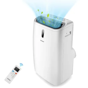 16.000 btu 5 in 1 airconditioner met verwarmen & koelen mobiele airconditioning met afvoerslang luchtontvochtiger tot 45㎡ 4700 w 1