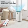 16.000 btu 5 in 1 airconditioner met verwarmen & koelen mobiele airconditioning met afvoerslang luchtontvochtiger tot 45㎡ 4700 w 5