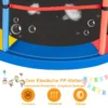 165 cm tuintrampoline met veiligheidsnet trampoline tot 135kg belasting voor kinderen vanaf 3 jaar kleurrijk 5