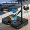 172 200 cm in hoogte verstelbare basketbalring voor kinderen draagbare basketbalstandaard onbreekbaar backboard stabiele opvulbare basis 7