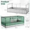 174 x 90 x 70cm minikas en verhoogd tuinbed plantenbak met oprolbare deur 8 t tags en een paar handschoenen rechthoekige buitenbak 3