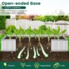 174 x 90 x 70cm minikas en verhoogd tuinbed plantenbak met oprolbare deur 8 t tags en een paar handschoenen rechthoekige buitenbak 6