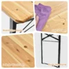 178 cm lange biertafel met zitset 3 delige opvouwbare picknicktafel en bank set 6