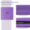 180 x 60 x 5 cm zachte opvouwbare vloermat draagbare yogamat met handvat oefenmat opvouwbare fitnessmat paars 7