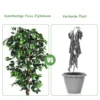 180cm hoge kunstmatige boom decoratie in potplanten 1008 bladeren en natuurlijke boomstam perfecte faux plant voor de decoratie 4