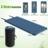188 x 78 x 6,5 cm opvouwbaar kampeermatras binnen /buitenbed schuimmatras met hoge dichtheid antislipbodem draagtas blauw 3