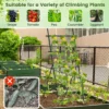 190 cm tuinrek voor klimplanten komkommer klimhulp verticale plantensteun met net a vormige plantenklimrek voor bloemen fruit 7