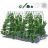 2 delige groene tuinsteun voor klimplanten 122 x 86 cm 1