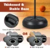 2 in 1 basketbalring verstelbare hoogte 130 180 cm met dartbord dubbelzijdig backboard 6 darts binnen/buiten voor kinderen 4