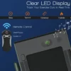 2 in 1 opvouwbare loopband 2,25hp onder bureau loopband met app & afstandsbediening telefoonhouder led display groen 7
