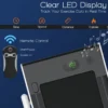 2 in 1 opvouwbare loopband 2,25hp onder bureau loopband met app & afstandsbediening telefoonhouder led display wit 6