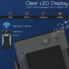 2 in 1 opvouwbare loopband 2,25hp onder bureau loopband met app & afstandsbediening telefoonhouder led display zwart 7