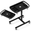 2 in 1 rollend gereedschapsplateau in hoogte verstelbare werktafel rollende gereedschapswagen voor monteur 60 kg capaciteit 2