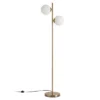 2 lichts staande lamp moderne vrijstaande lamp met praktische voetschakelaar voor woonkamer werkkamer en slaapkamer 2