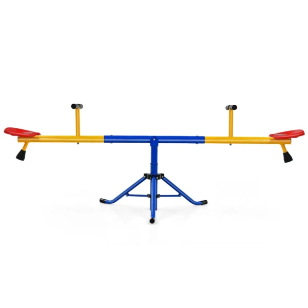 2 persoons wip tuinwip 360° draaibaar kinderwip belastbaar tot 60kg kinderwip metalen carrouselwip voor kinderen van 3 8 jaar 3