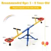 2 persoons wip tuinwip 360° draaibaar kinderwip belastbaar tot 60kg kinderwip metalen carrouselwip voor kinderen van 3 8 jaar 4