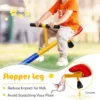 2 persoons wip tuinwip 360° draaibaar kinderwip belastbaar tot 60kg kinderwip metalen carrouselwip voor kinderen van 3 8 jaar 6