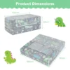 2 zits speelbank voor kinderen glow in the dark modulaire bank 3 in 1 opvouwbare bank machinewasbare molton hoes grijs 3
