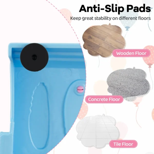 20 stuks stapelbare evenwichtsbalk voor kinderen met antislip glijders kinder balanceerblokken voor binnen buiten roze 5