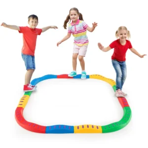 20 stuks stapelbare evenwichtsbalk voor kinderen met antislip glijders kinder balanceerblokken voor binnen en buiten 1