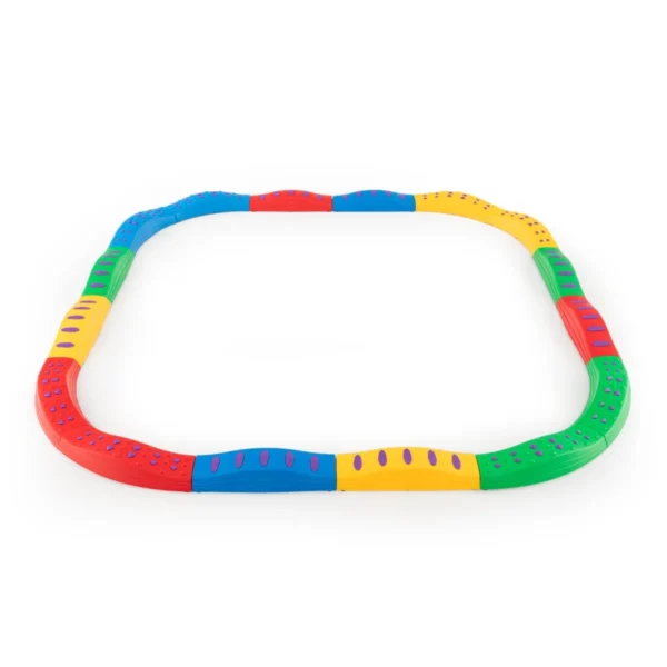 20 stuks stapelbare evenwichtsbalk voor kinderen met antislip glijders kinder balanceerblokken voor binnen en buiten 2