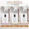 20l handdoekwarmer met led licht draagbare verwarmde handdoekemmer voor 2 extra grote handdoeken 0,5 24u timer wit 6