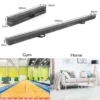210 cm opvouwbare evenwichtsbalk draagbare vloer balans balk met handvatten extra stevig gymnastiek materiaal grijs 2