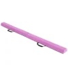 210 cm opvouwbare evenwichtsbalk schuimrubberen gymnastiekbalk met antislip basis voor kinderen draagbaar turntoestel paars 2