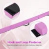 210 cm opvouwbare evenwichtsbalk schuimrubberen gymnastiekbalk met antislip basis voor kinderen draagbaar turntoestel paars 6