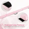 210 cm opvouwbare evenwichtsbalk schuimrubberen gymnastiekbalk met antislip basis voor kinderen draagbaar turntoestel roze 6