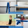 210 cm opvouwbare turnbalk evenwichtsbalk draagbare vloer balans balk met handvatten extra stevig gymnastiek materiaal blauw 4