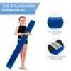 210 cm opvouwbare turnbalk evenwichtsbalk draagbare vloer balans balk met handvatten extra stevig gymnastiek materiaal blauw 5