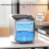 2,2 l draagbare ijsblokjes maker met kogelvormige ijsblokjes klaar in 6 minuten 12 kg/24 uur splitter 24,5 x 35,5 x 32 cm 5
