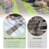 242 cm tuinpad voor buiten recht oprolbaar pad draadverbinding antislip oppervlak weerbestendig decoratief pad voor tuin erf strand 6
