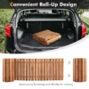 245 cm houten tuinpad recht weerbestendig buitenpad met staaldraad en antisliptextuur houten pad voor tuin binnenplaats aan zee 4