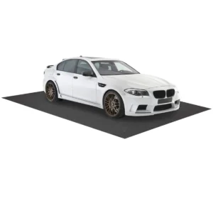 252,5 x 221 cm waterdichte garagevloermat herbruikbare en wasbare antislipmat met dubbelzijdig plakband voor autoreparaties grijs 1
