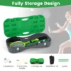270 x 160 cm badmintonnet en racketset draagbare badmintonset 2 shuttlecocks premium net 2 rackets opbergdoos groen 4