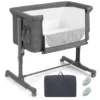 3 in 1 baby wiegje met 5 standen verstelbare hoogte 10° kanteling draagbaar wiegje voor baby & kind grijs 1