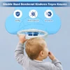 3 in 1 kinderspeelplaats in hoogte verstelbare basketbalkorf & voetbaldoel en golf basketbalstandaard incl. ballen en golfclub (blauw) 7